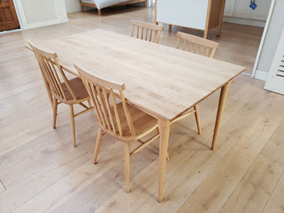 4）W1600×D800×H730mm<br />
×1