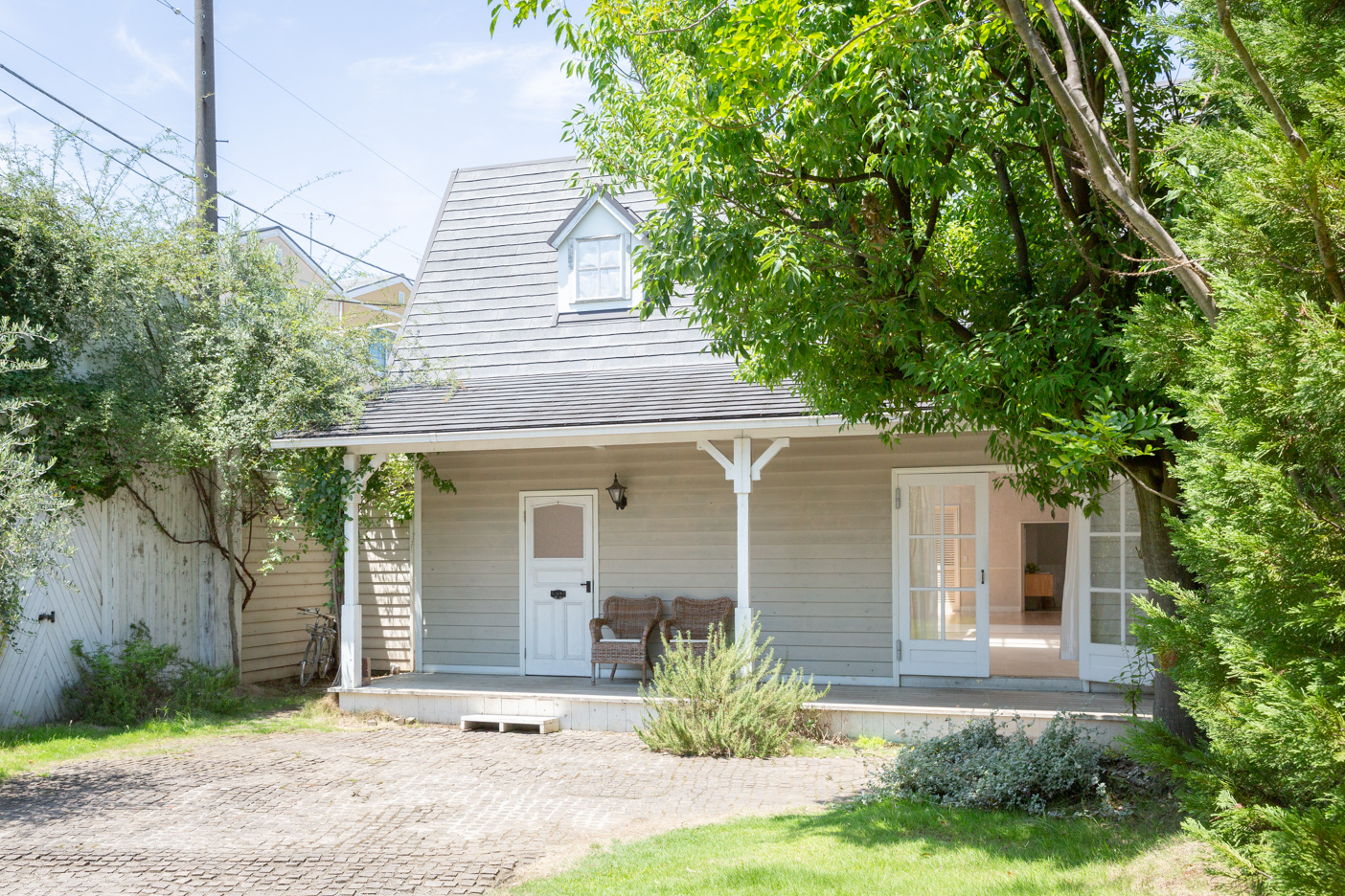 一軒家の庭・ガーデン