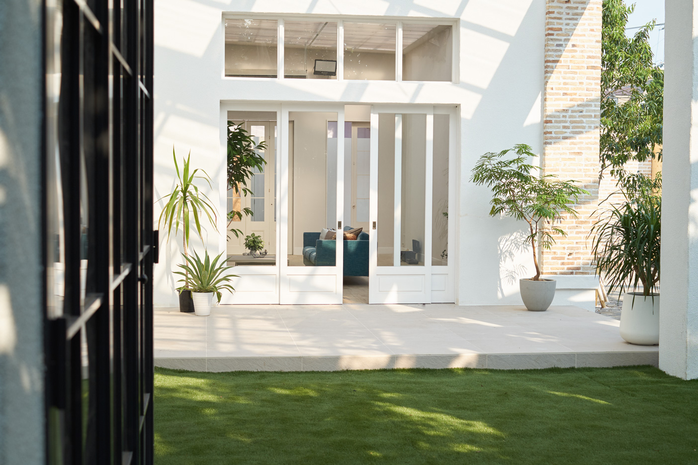 屋根付き庭ガーデン