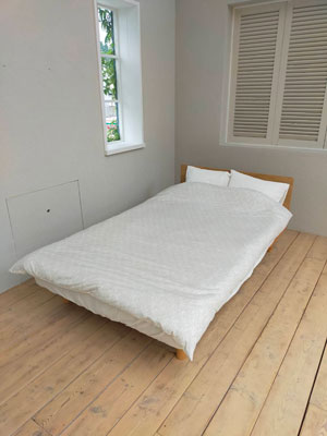 1）W1230×D2020×H730 SH450mm<br />
セミダブル×1